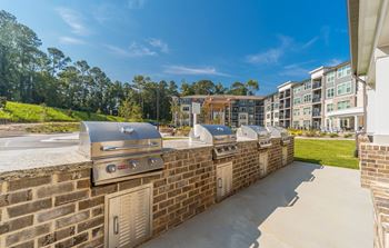 Grilling area bbq